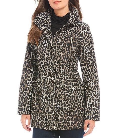 michael kors cheetah jacket|Cheetah Print Balmacaan Coat .